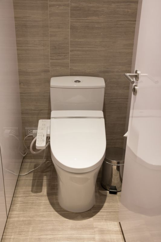 Bathroom with Smart Technology Features